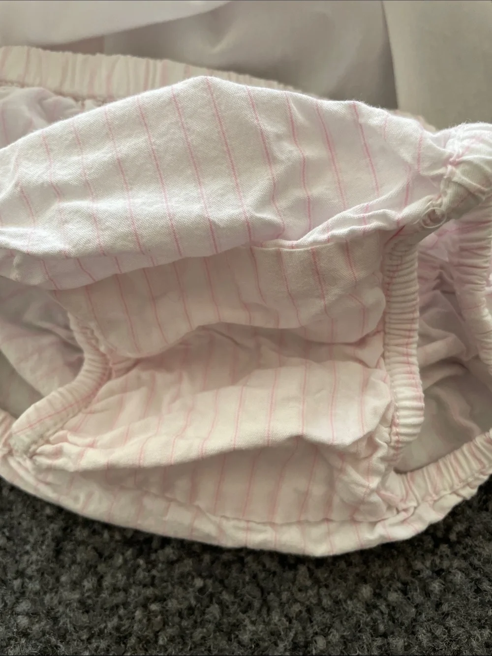 GAP Infant Light Pink Ruffle Dress with Matching Bloomers